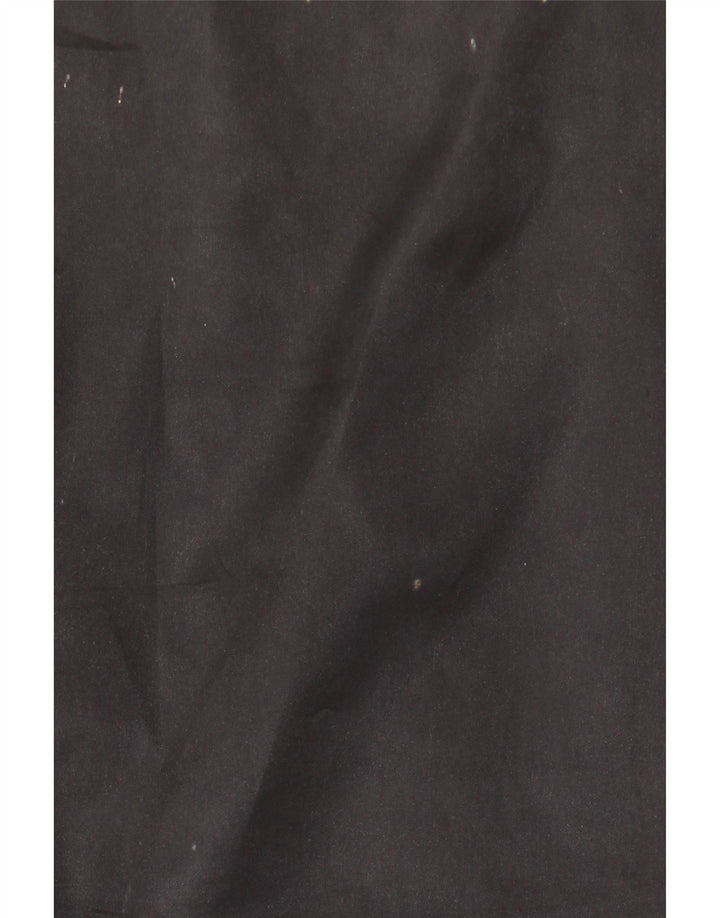 Colete de couro masculino vintage grande preto