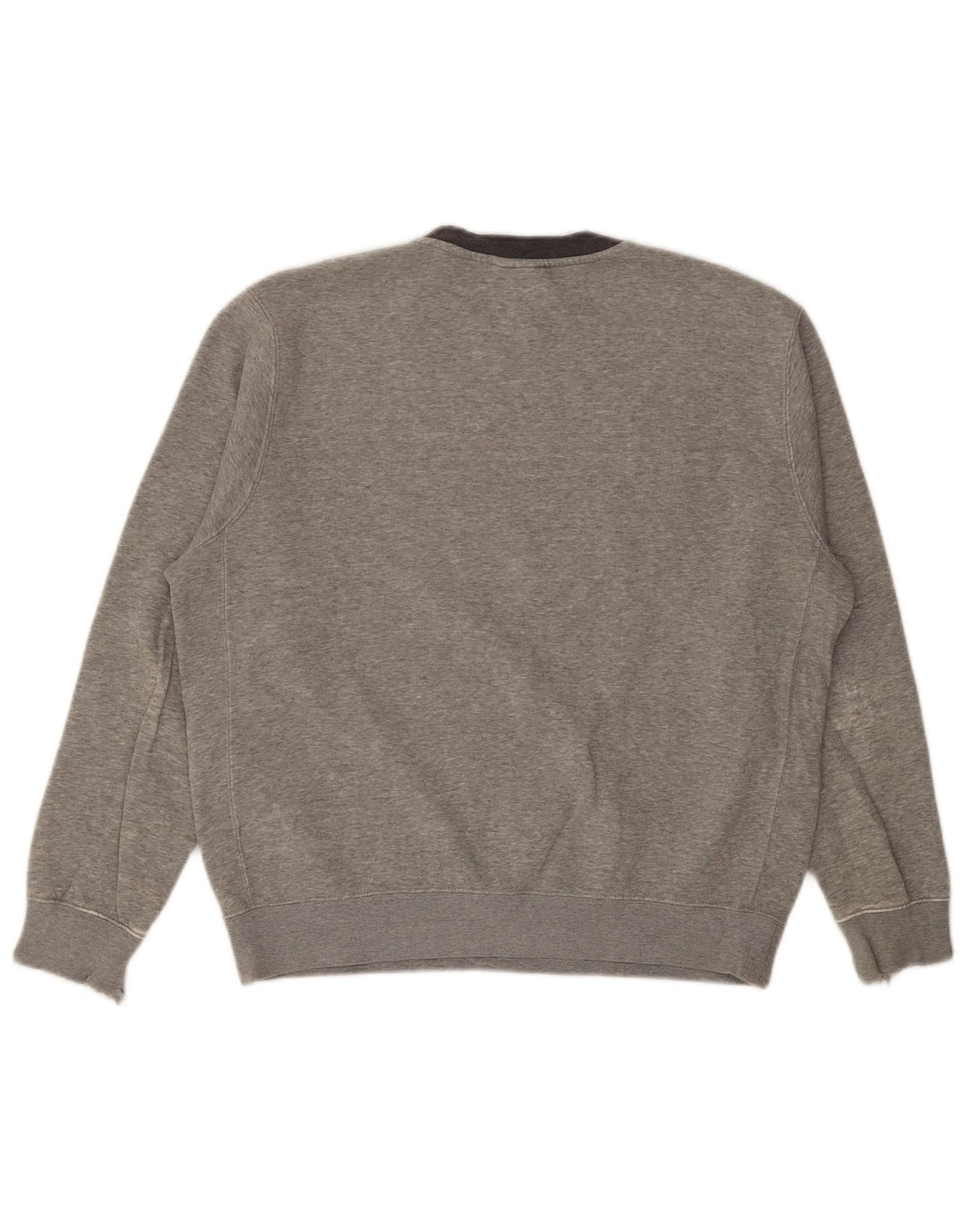 Moletom masculino Nike Jumper cinza médio algodão manchado
