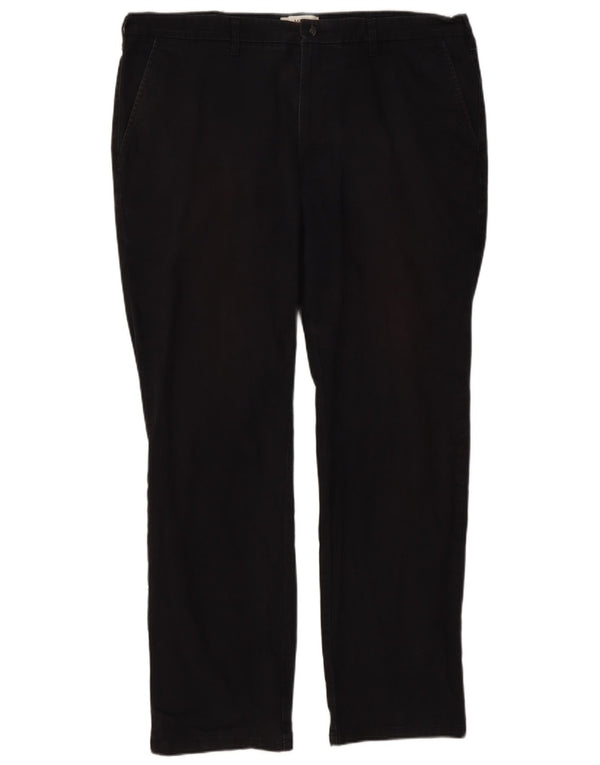 Calça chino masculina Marks & Spencer reta regular fit W40 L31 preta