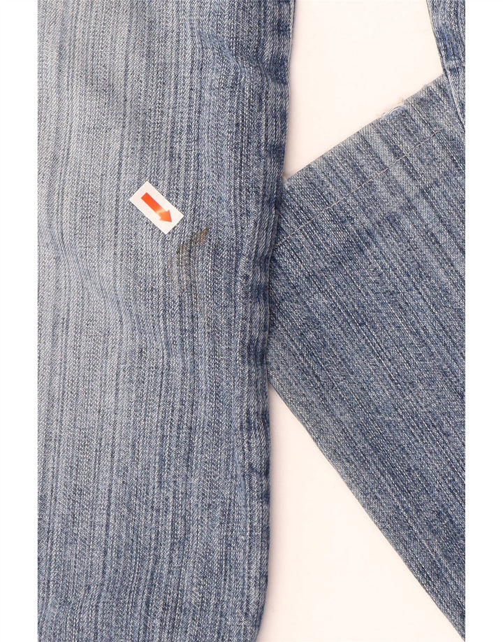 HUGO BOSS Masculino Bootcut Jeans W34 L30 Azul Algodão