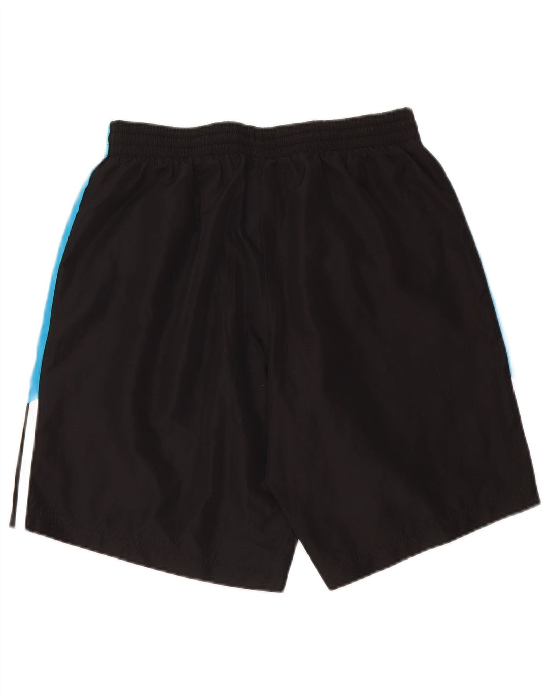 Shorts esportivos masculinos Adidas médio preto colorblock poliéster