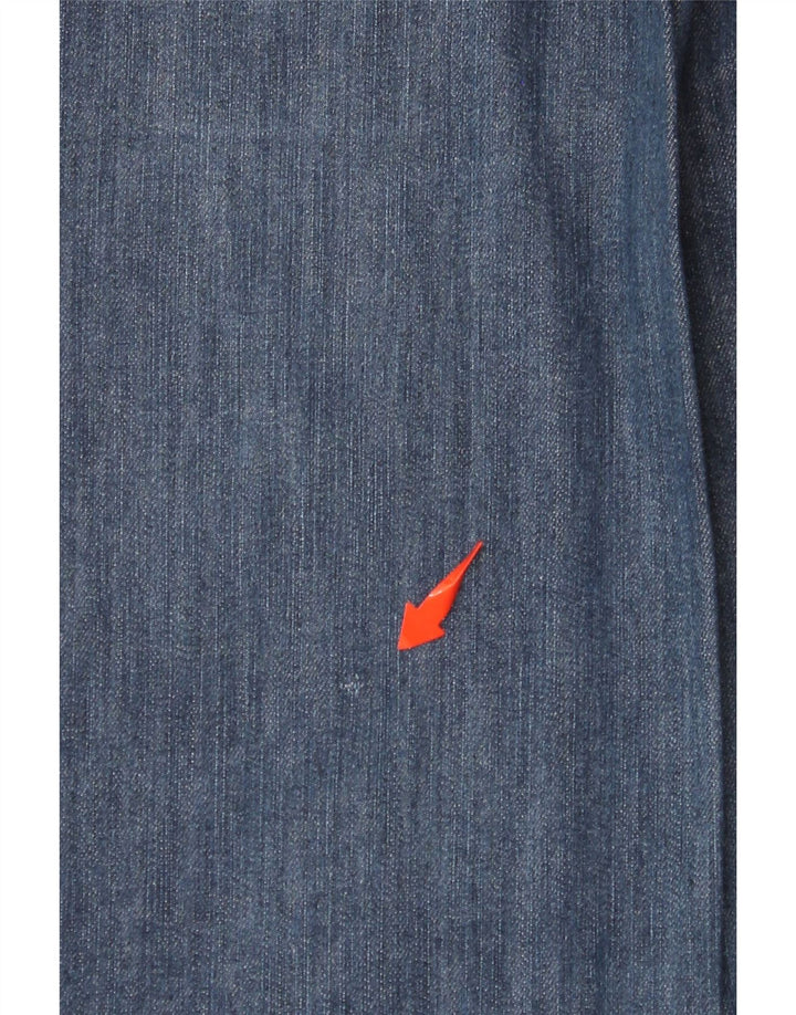 Jeans retos femininos TRUSSARDI W26 L30 algodão azul