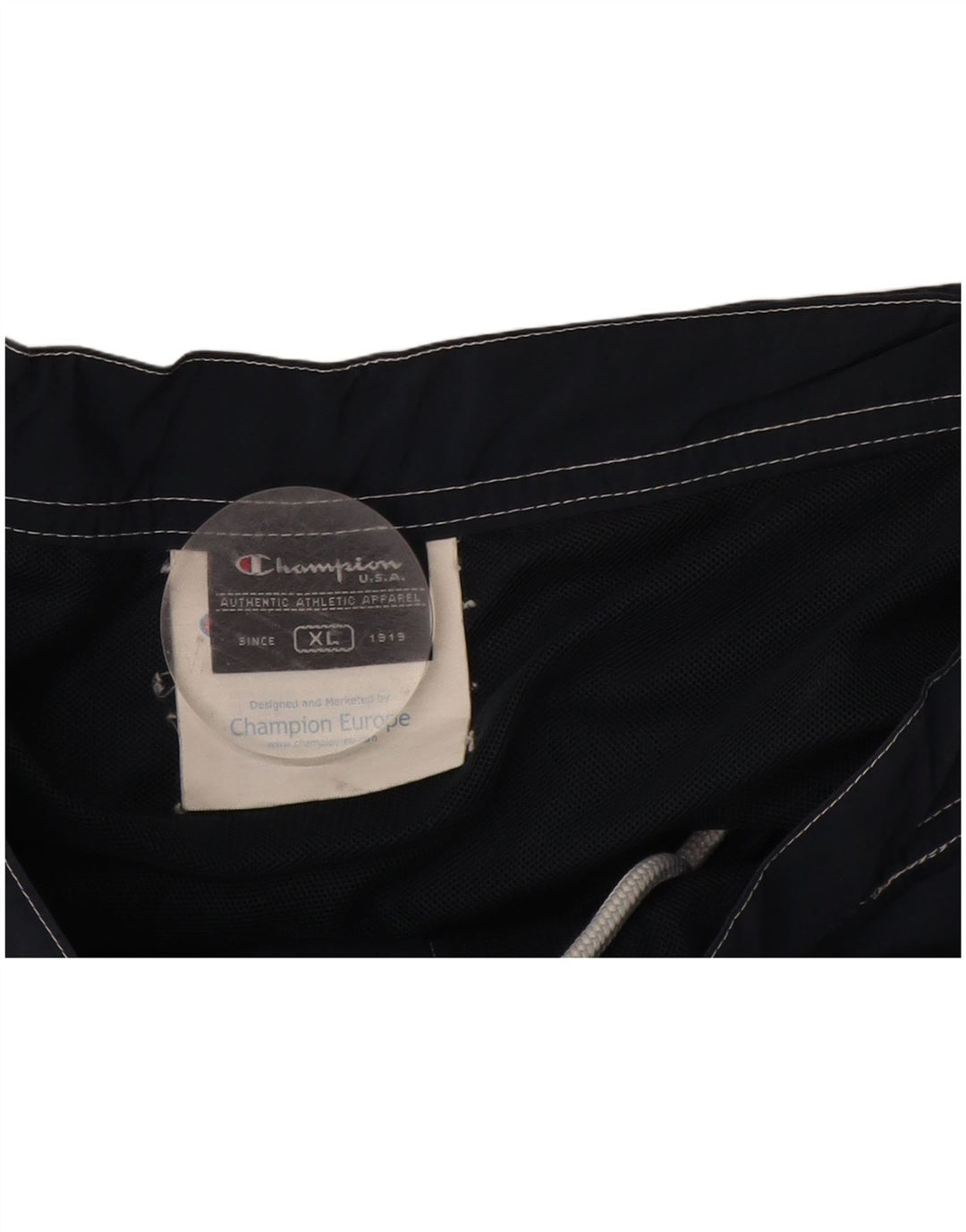 Shorts de natação masculino Champion XL azul marinho poliéster