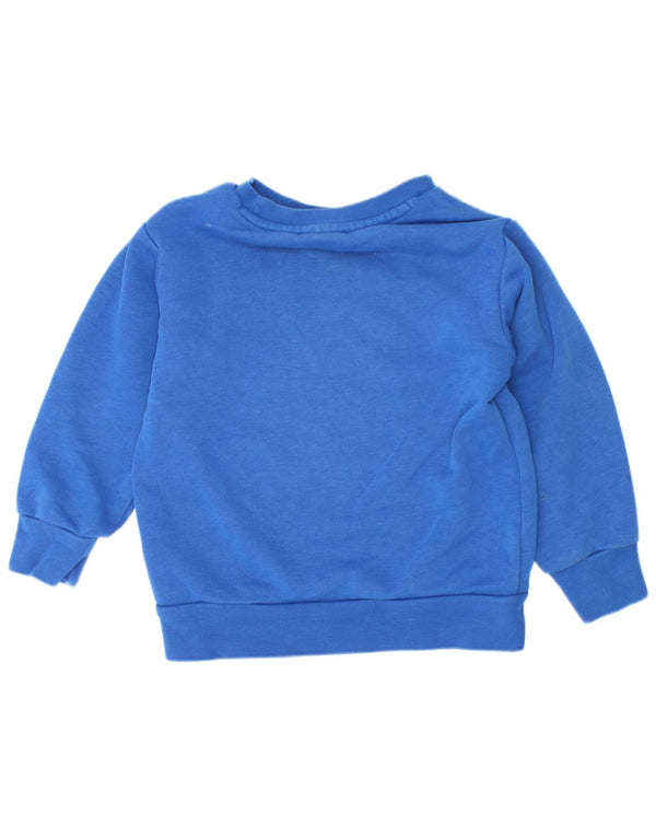 Suéter gráfico Adidas Baby Boys 18-24 meses algodão azul