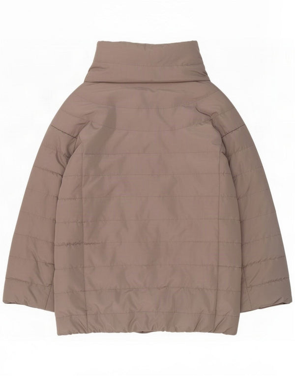 Guess Casaco feminino superdimensionado acolchoado UK 12 poliéster cinza médio