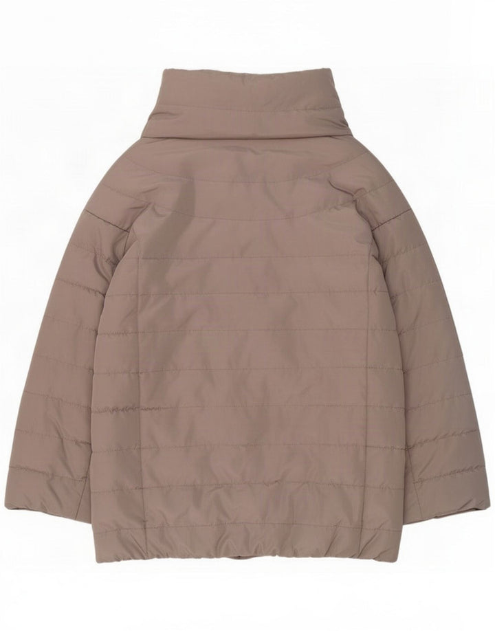 Guess Casaco feminino superdimensionado acolchoado UK 12 poliéster cinza médio