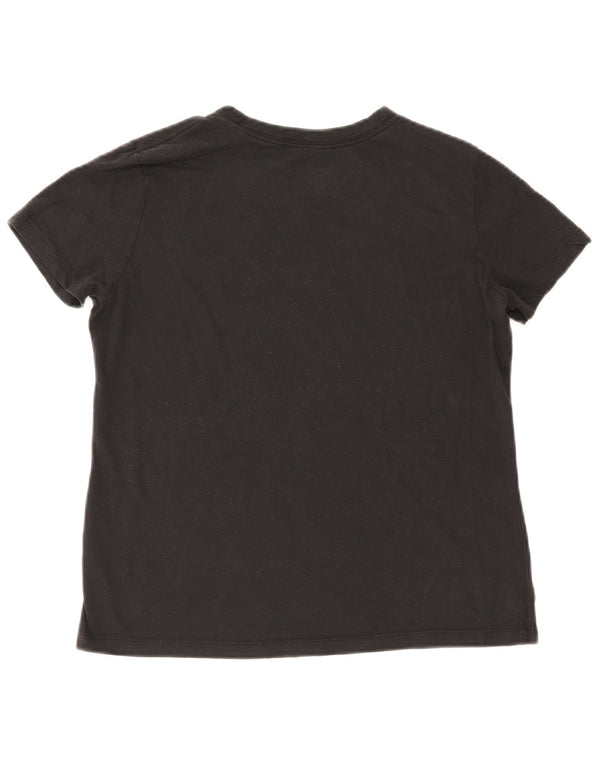 Camiseta Nike Feminina Dri Fit Graphic Top UK 14 Médio Preto