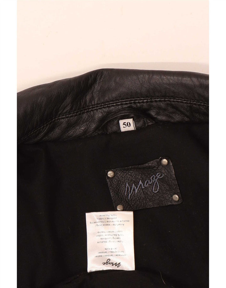 Jaqueta de couro masculina Maze IT 50 grande preta
