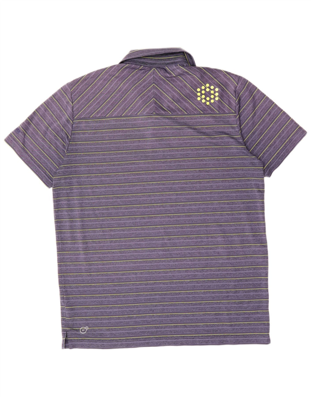 Camisa polo masculina PUMA grande listrada roxa