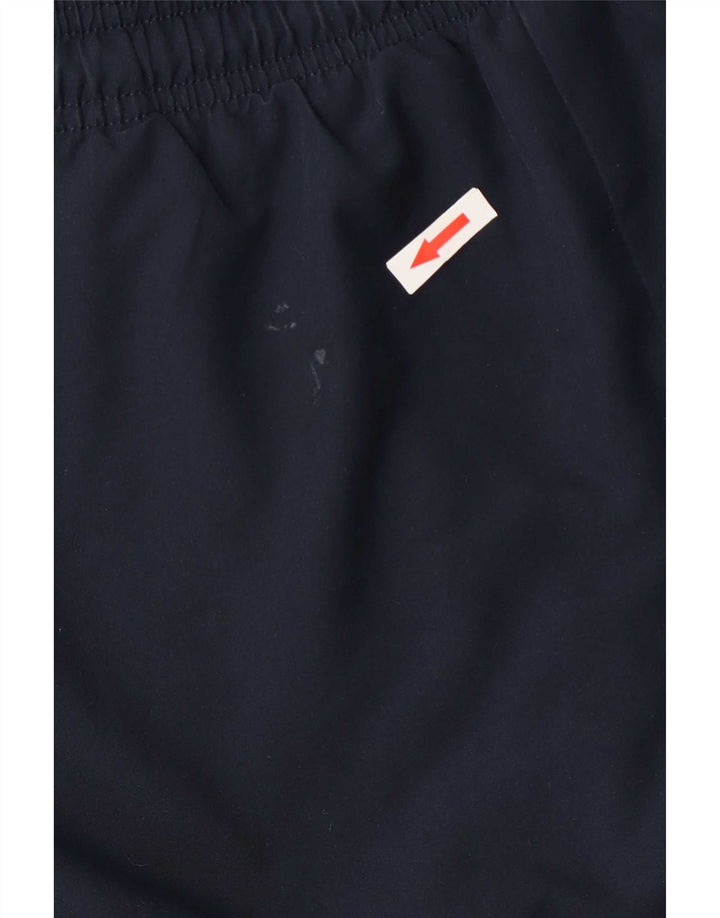 Calça de treino masculina Adidas Joggers grande poliéster azul marinho