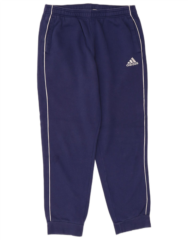 Calças de treino masculinas ADIDAS Joggers grandes algodão azul marinho