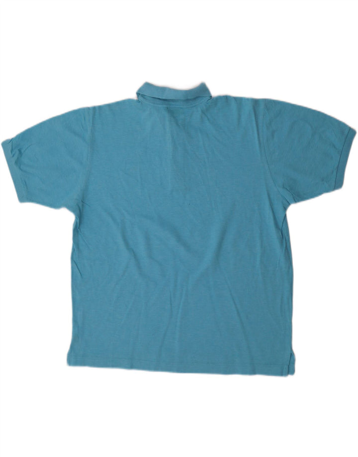 Camisa polo masculina AMERIGO VESPUCCI grande algodão azul