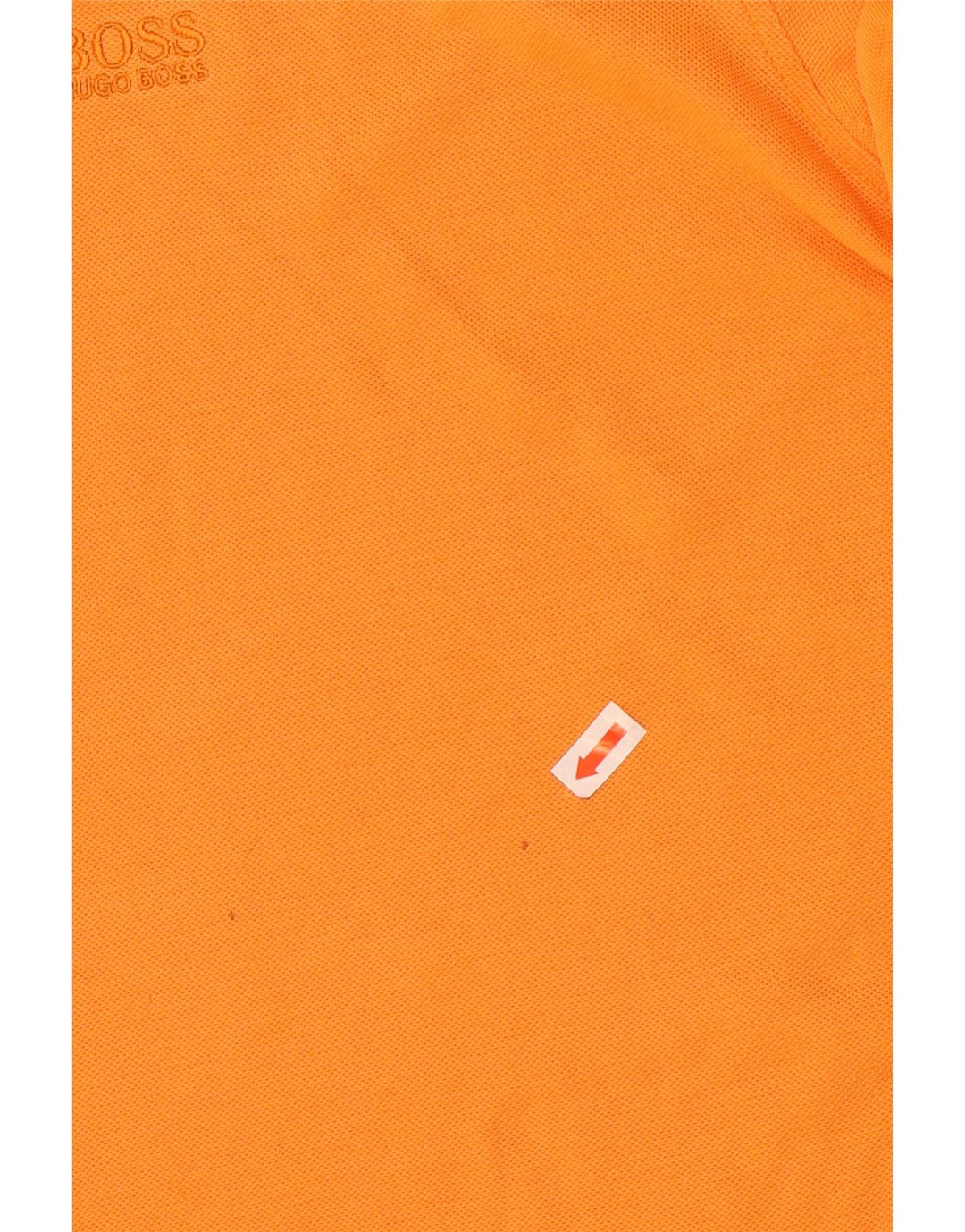 Camisa polo masculina Hugo Boss grande algodão laranja