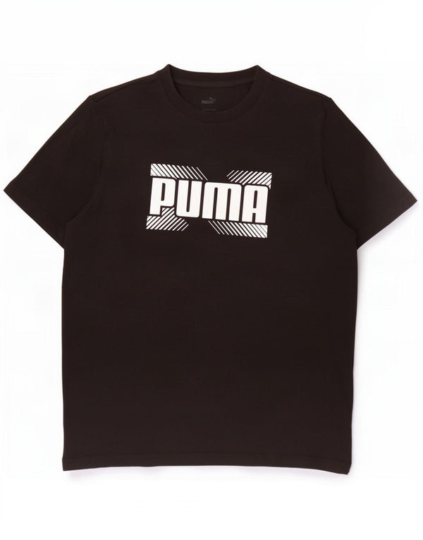 Puma Camiseta Masculina Graphic Top Grande Preto