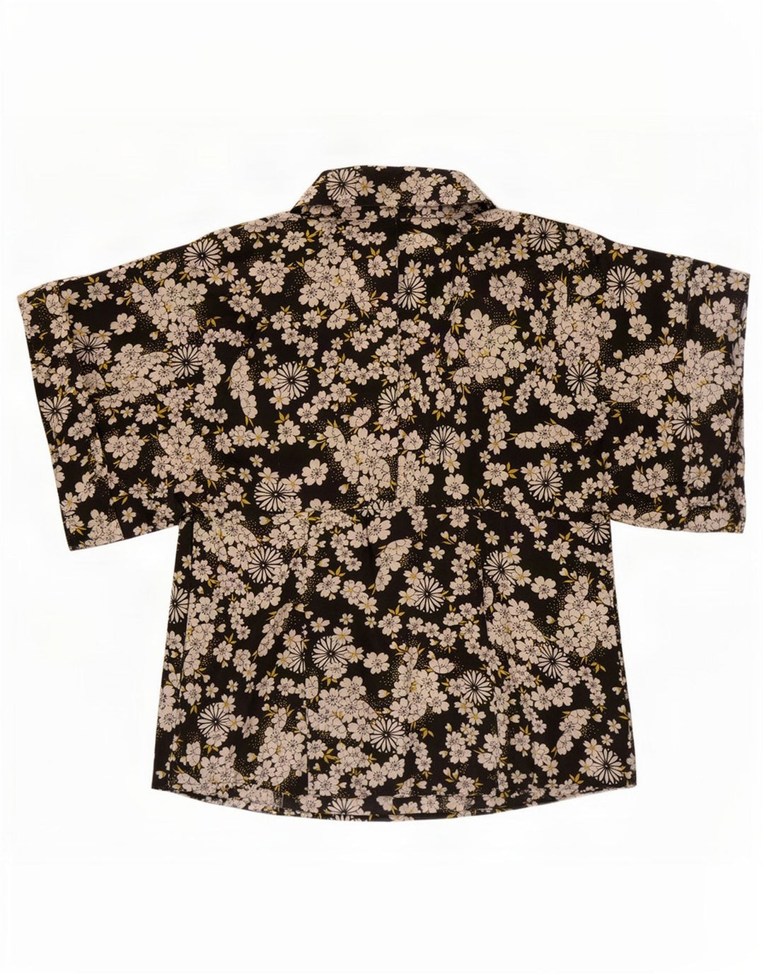 blusa feminina cherie top IT 42 médio preto floral