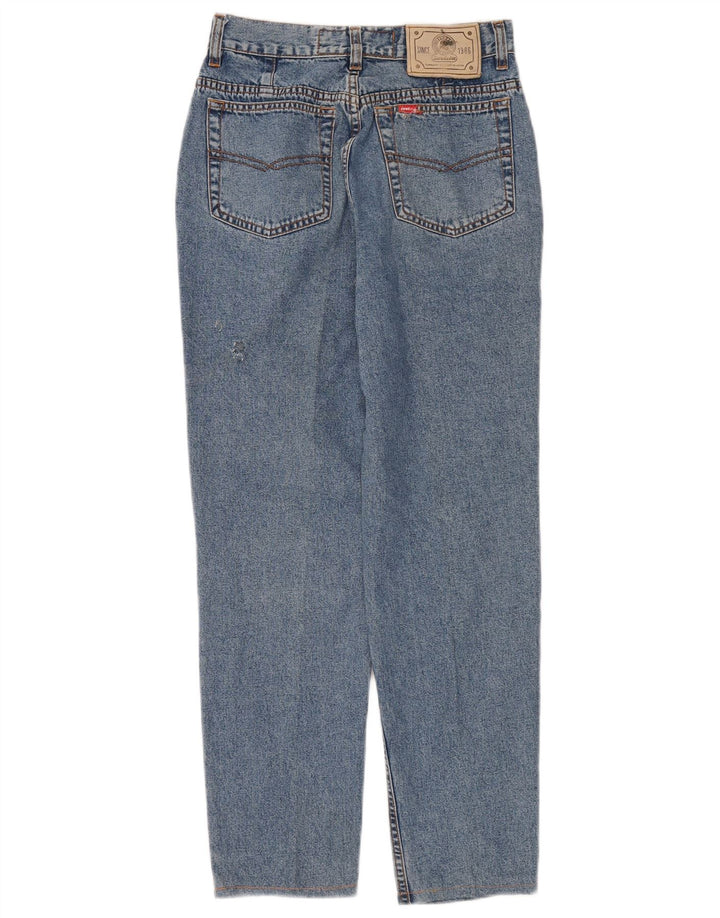 Jeans cônicos femininos Invicta W31 L28 algodão azul