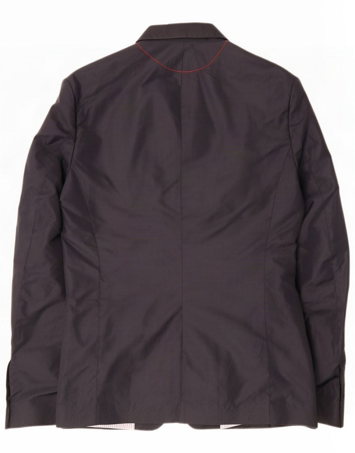 Jaqueta Blazer masculina de 3 botões Dondup Reino Unido 36 pequena preta