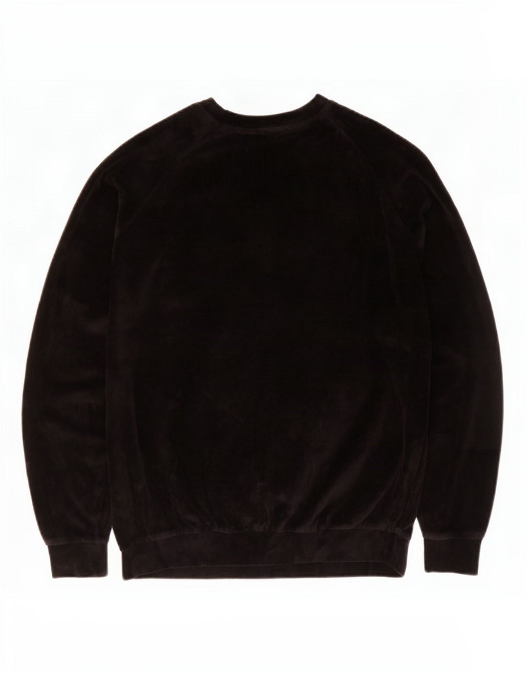 Puma feminino gráfico veludo moletom jumper reino unido 12 médio algodão preto