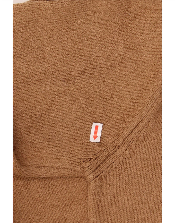 MASSIMO DUTTI Boys Cardigan Sweater 15-16 Years XL Brown Cotton Vintage Massimo Dutti and Second-Hand Massimo Dutti from Messina Hembry 