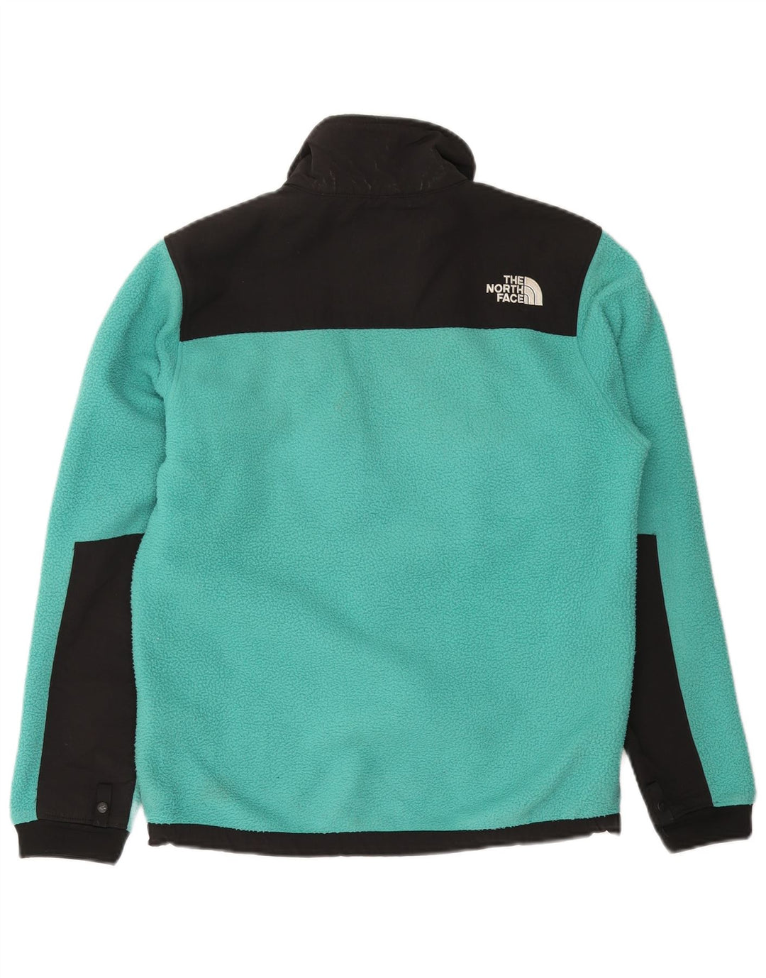 Jaqueta de lã masculina THE NORTH FACE Reino Unido 36 pequeno bloco colorido turquesa