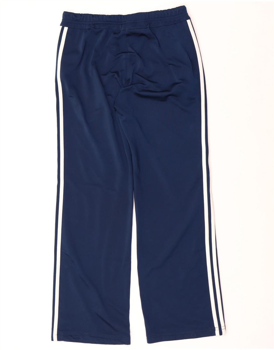 Calças de treino femininas ADIDAS UK 14 médio azul marinho poliéster