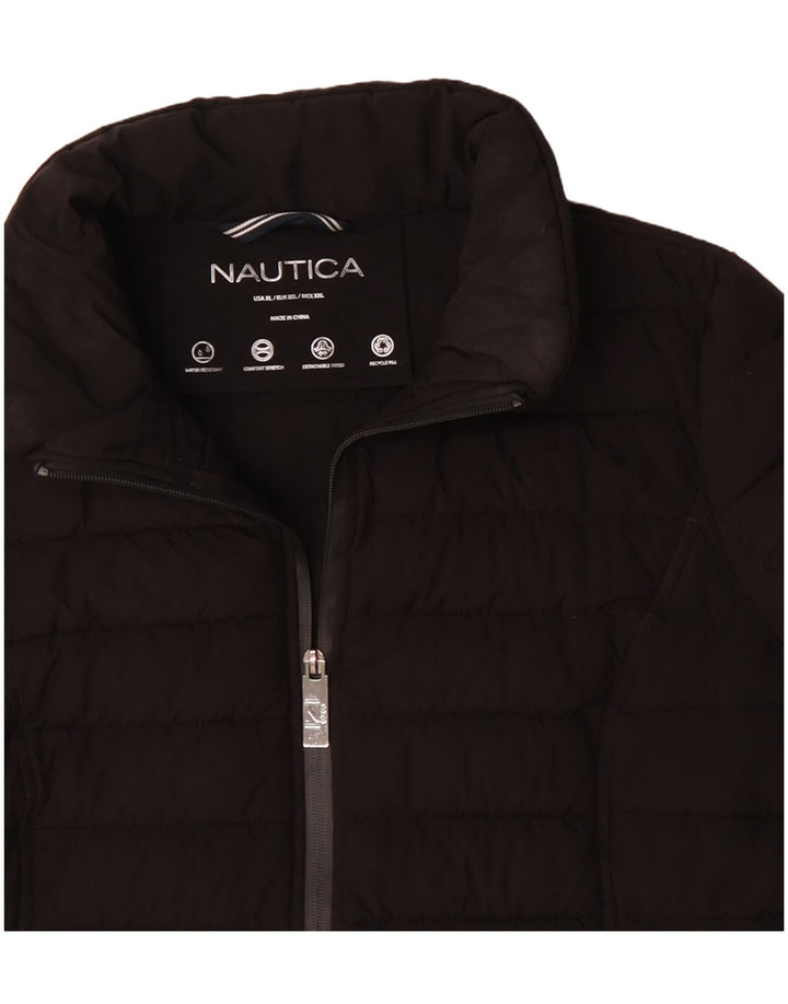 Jaqueta acolchoada feminina Nautica UK 20 2XL poliéster preto