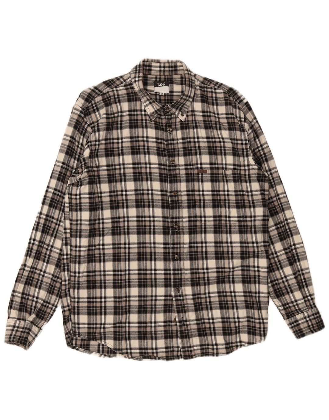 Camisa masculina de flanela Lee, algodão xadrez médio multicolorido