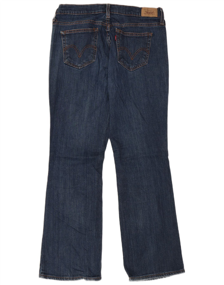 Calça jeans feminina Levi's 515 Bootcut US 10 grande W32 L30 azul algodão