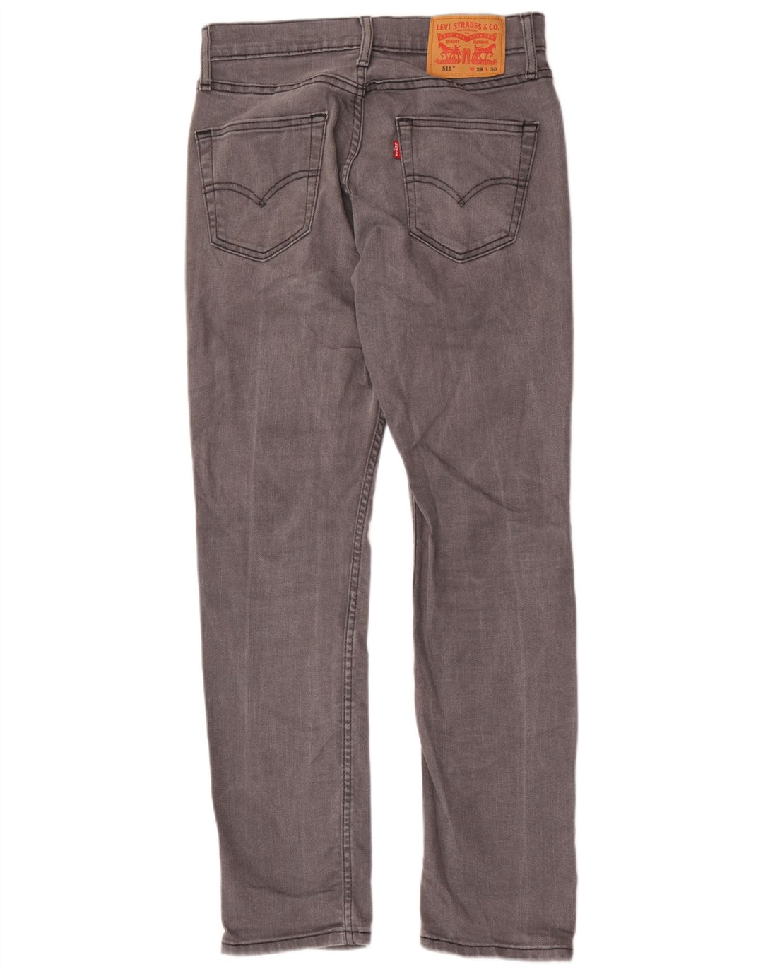 Calça Jeans Levis 511 Slim Masculina W28 L30 Cinza Algodão