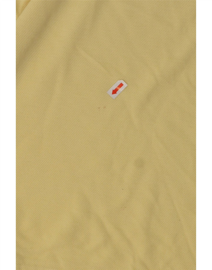 SERGIO TACCHINI Polo masculino médio algodão amarelo