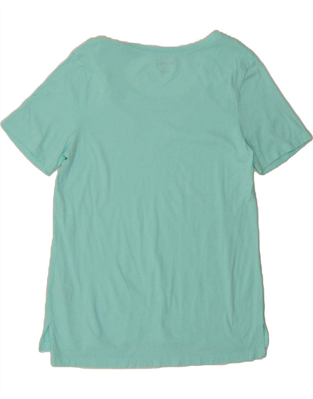 EDDIE BAUER Womens T-Shirt Top UK 16 Large Turquoise Cotton Vintage Eddie Bauer and Second-Hand Eddie Bauer from Messina Hembry 