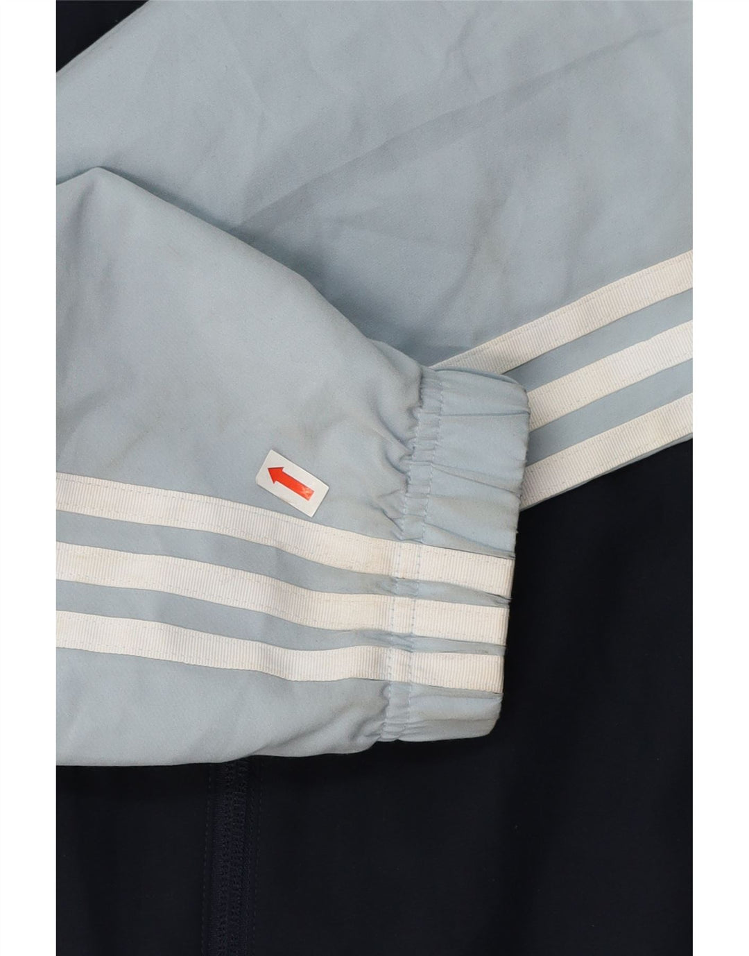 Adidas Mens Tracksuit Top Jacket Médio Azul Marinho Colorblock Poliéster