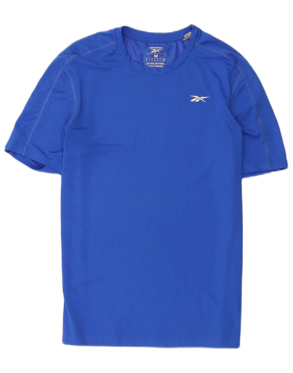 Camiseta masculina Reebok Top médio azul poliéster