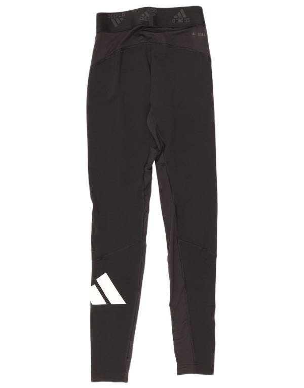 Leggings Adidas Feminino UK 10 Pequeno Poliéster Preto