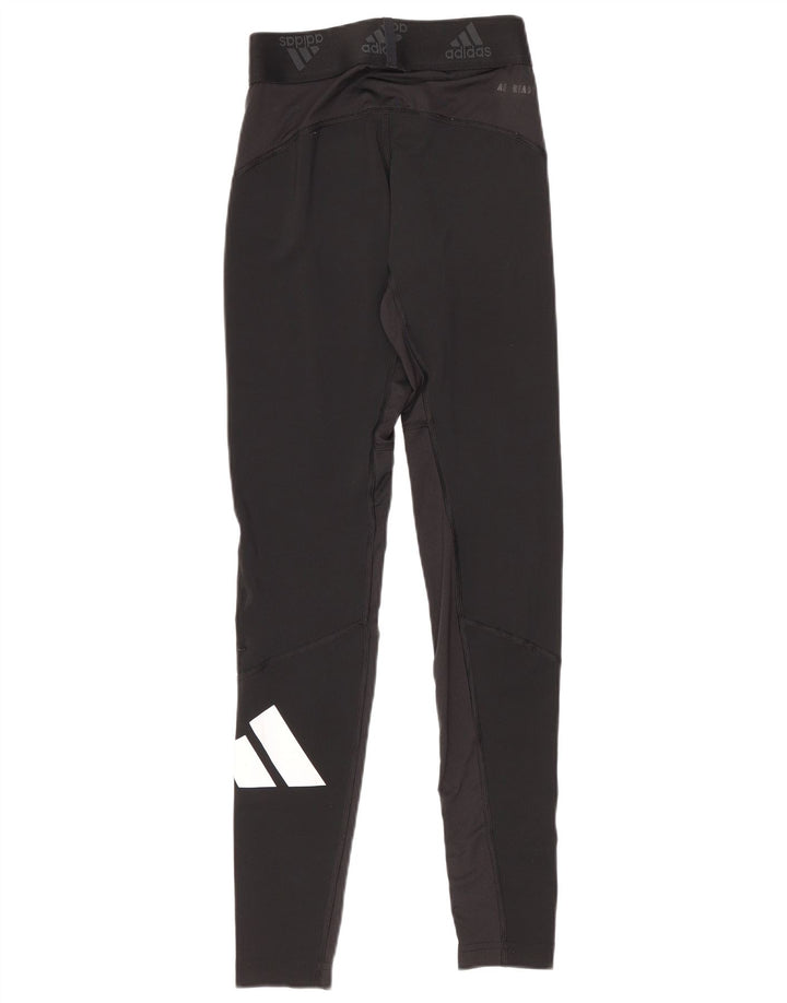 Leggings Adidas Feminino UK 10 Pequeno Poliéster Preto
