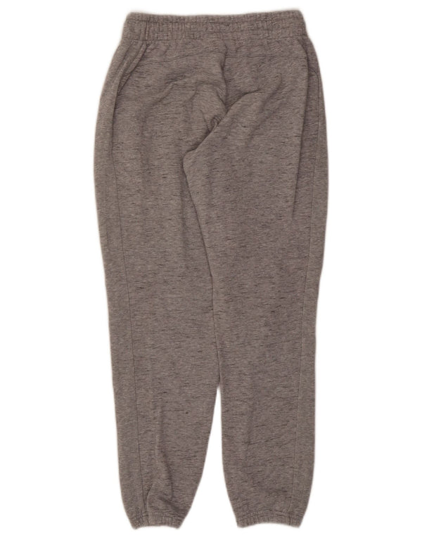 Calças de treino femininas Adidas Joggers UK 8/10 pequeno algodão cinza