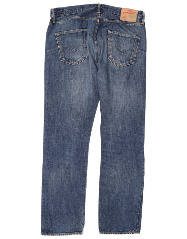 Jeans Levis 501 Straight Masculino W34 L32 Azul