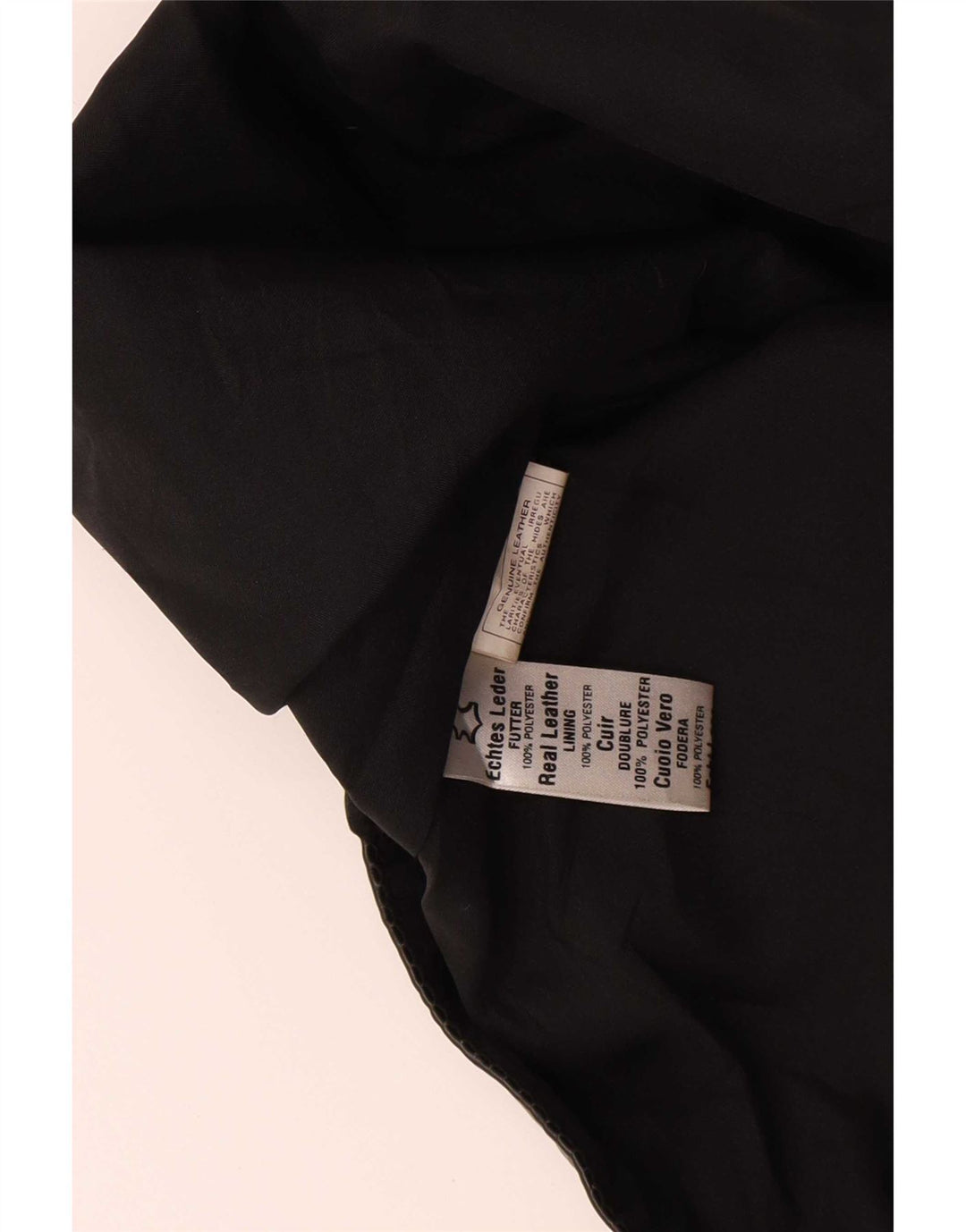Colete de couro masculino vintage médio preto