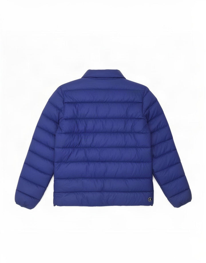 Jaqueta acolchoada masculina Best Company UK 38 nylon azul médio