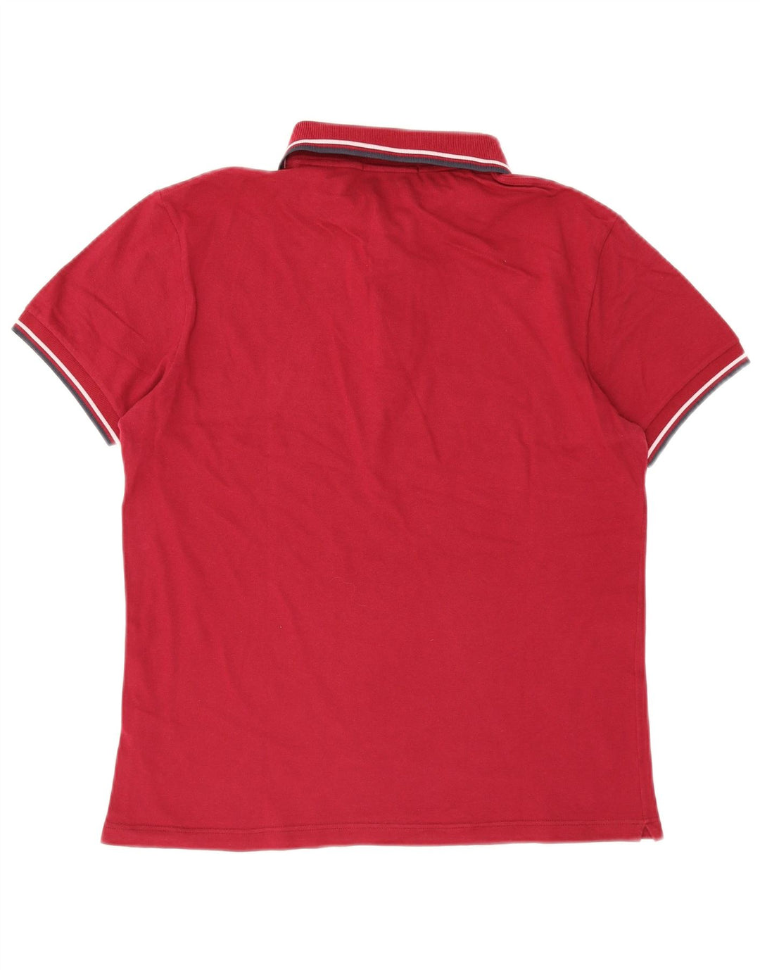 Camisa polo masculina Fred Perry médio algodão listrado Borgonha