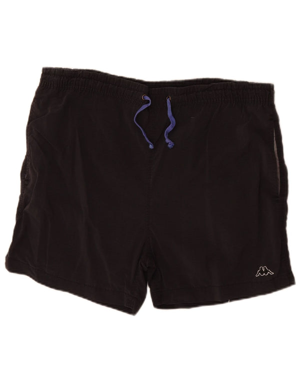 Shorts de natação masculino Kappa médio preto nylon