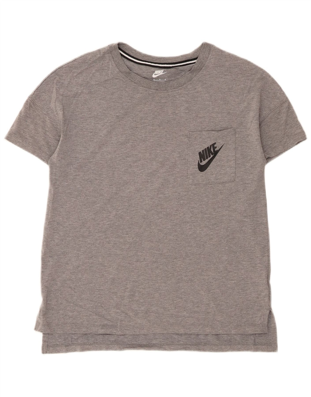 Camiseta feminina Nike UK 14 cinza médio manchado modal