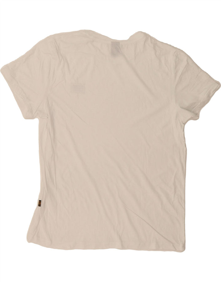 G-STAR Mens T-Shirt Top Large White Cotton Vintage G-Star and Second-Hand G-Star from Messina Hembry 