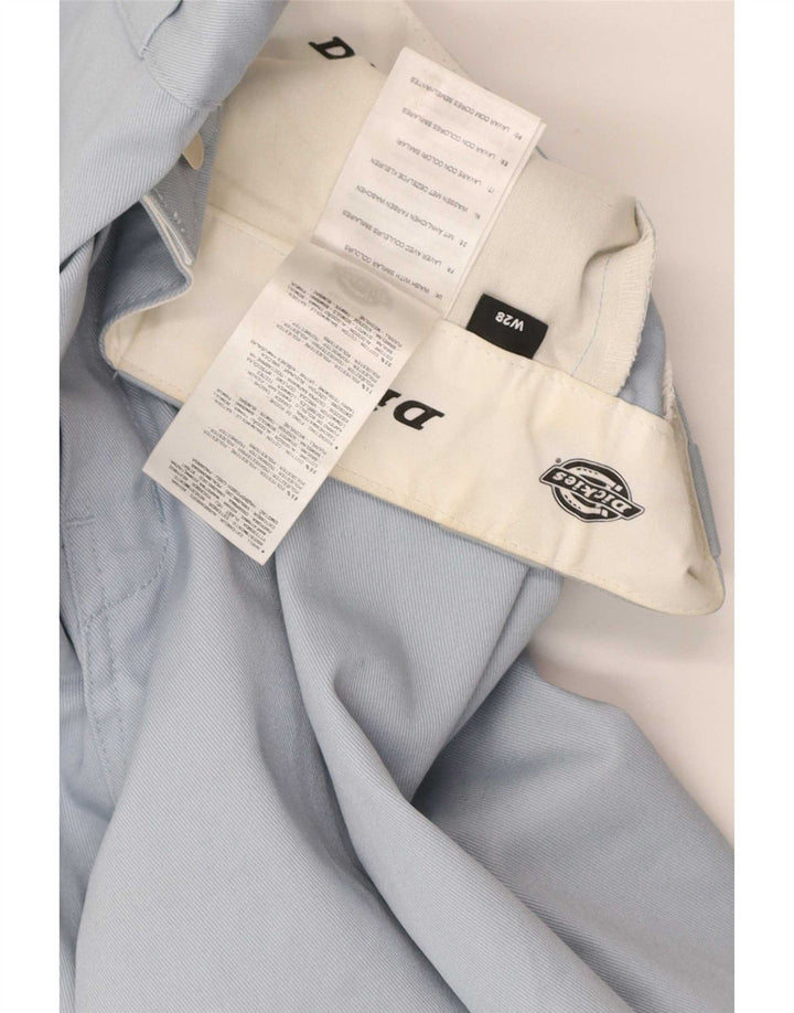 Calças Chino retas masculinas Dickies W28 L26 poliéster azul