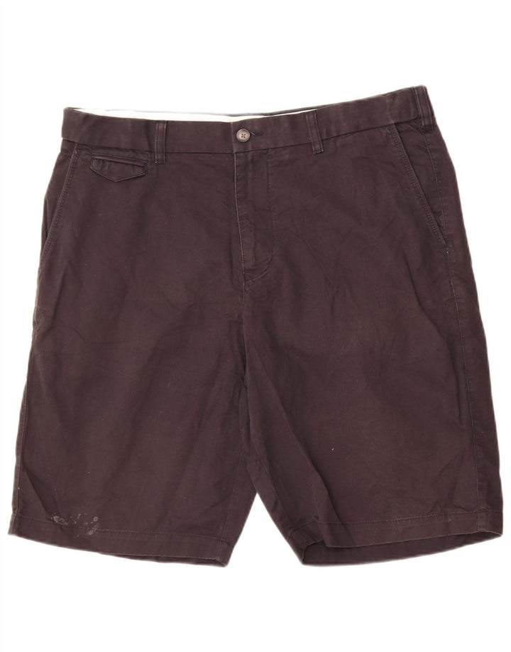 Shorts masculino Marks & Spencer Blue Harbor Chino W36 grande algodão azul marinho