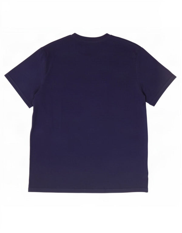 Adidas Mens Graphic T-Shirt Top XL Azul Marinho Algodão