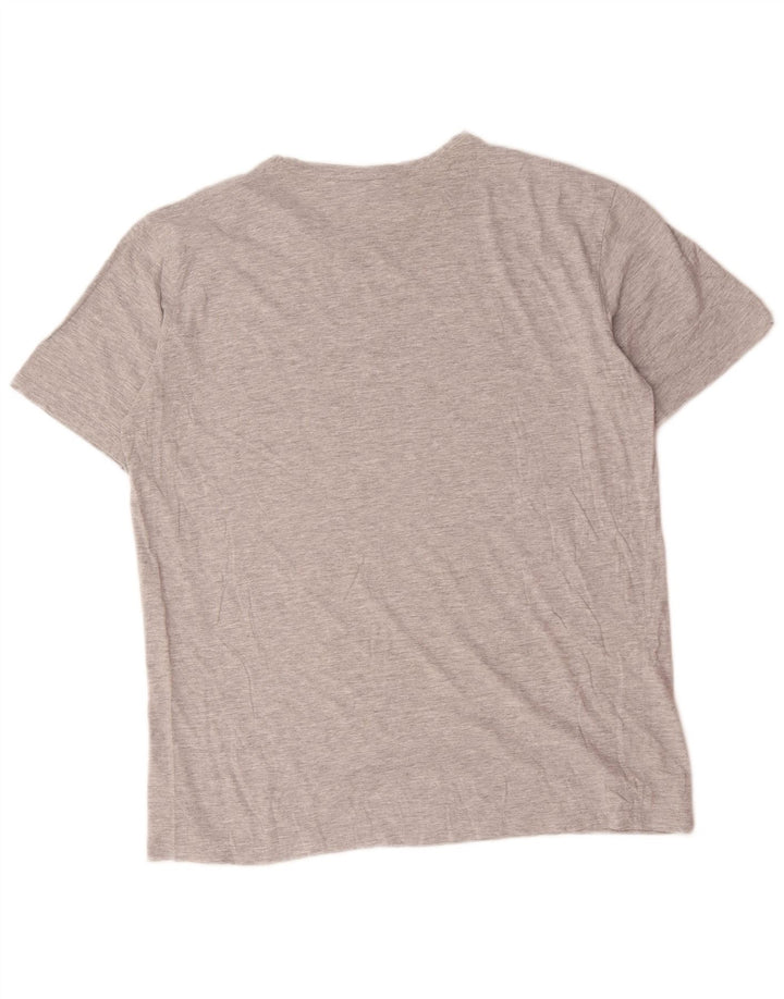Camiseta gráfica masculina Lotto Top 2XL cinza manchado