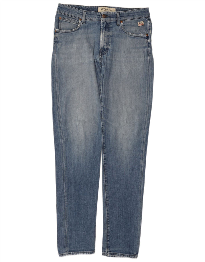 ROY ROGERS Calça jeans masculina slim W34 L34 algodão azul