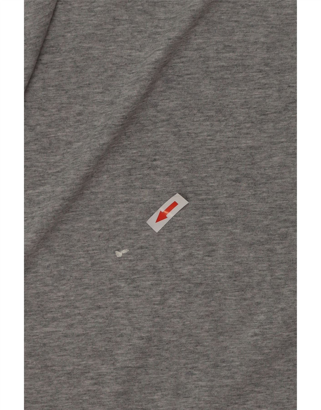 Camiseta masculina Nike Dri Fit Top grande de algodão manchado cinza