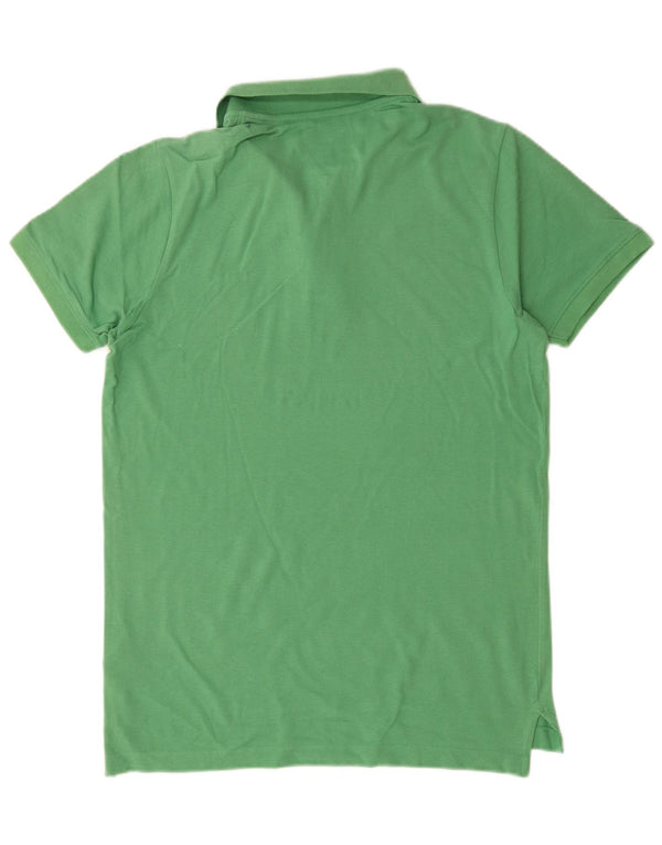 Camisa polo masculina Tommy Hilfiger algodão verde médio
